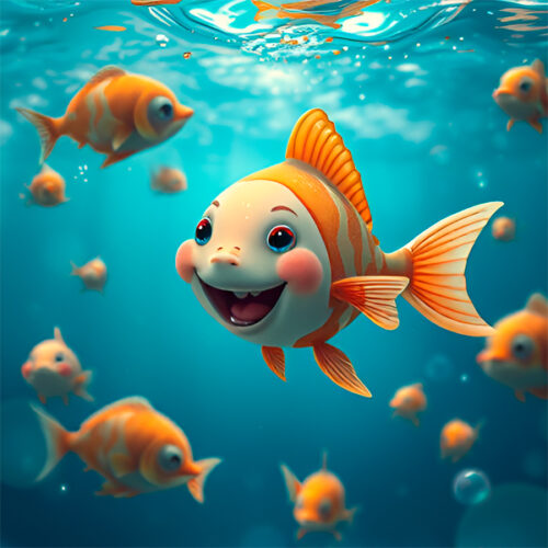 At føle sig som en fisk i vandet!